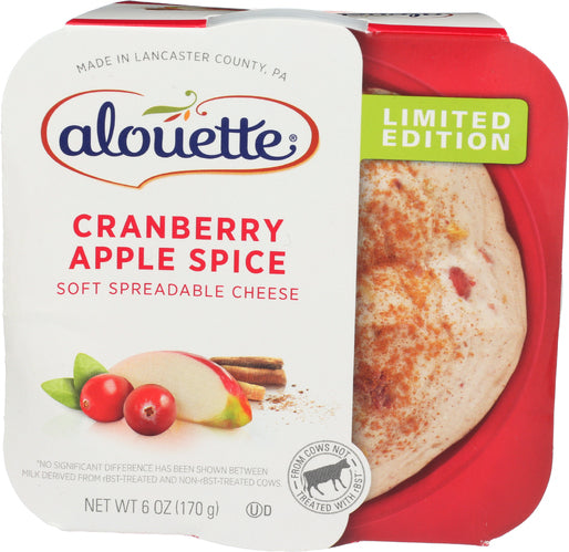 ALOUETTE CHEESE SPRD CRNBRY APPLE - 6 OZ