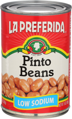 LA PREFERIDA BEAN PINTO LOW SODIUM - 15 OZ
