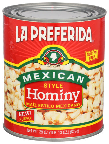 LA PREFERIDA BEAN HOMINY MEXCN STYLE - 29 OZ