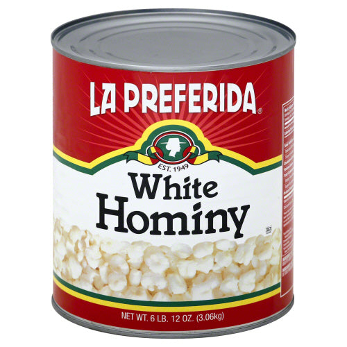 LA PREFERIDA BEAN HOMINY - 108 OZ