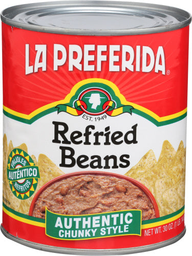 LA PREFERIDA BEAN REFRIED AUTHTC - 30 OZ