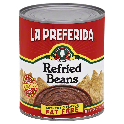 LA PREFERIDA BEAN REFRIED FF AUTHENTIC - 30 OZ