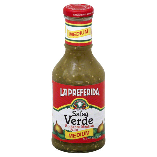 LA PREFERIDA SALSA VERDE MEDIUM - 16.4 OZ