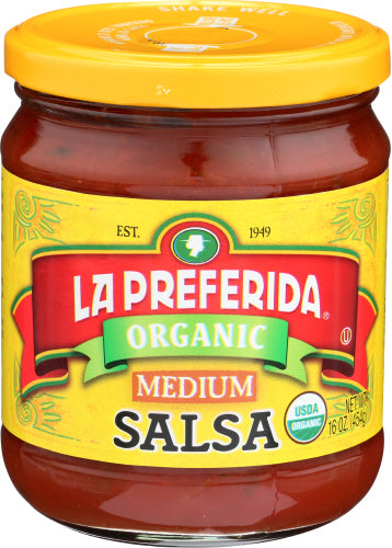 LA PREFERIDA SALSA MED ORG - 16 OZ