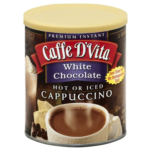 Caffe D Vita
Cappuccino Wht Choc, 16 OZ.