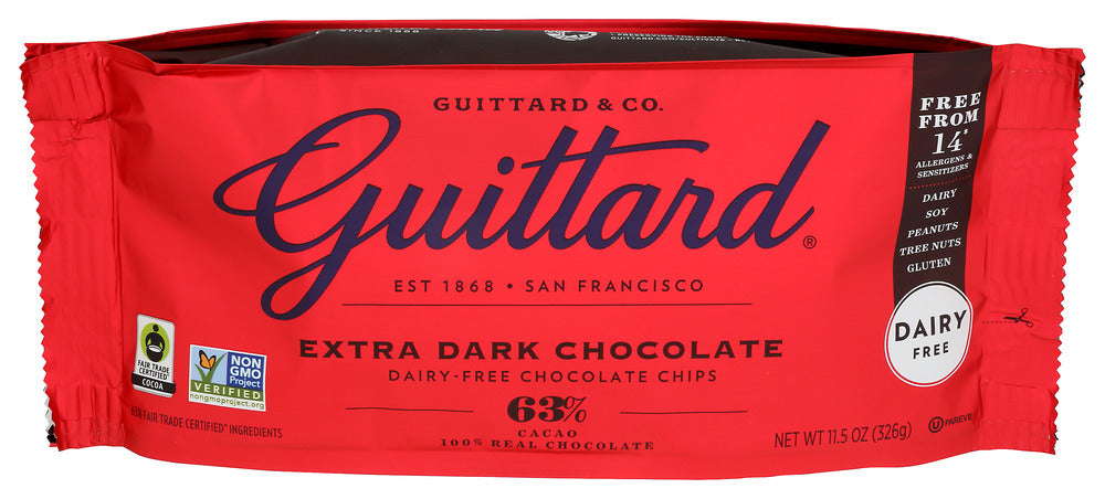 GUITTARD CHOC CHIP XDRK 63% - 11.5 OZ