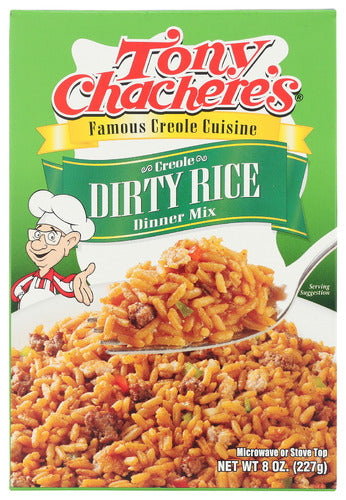 TONY CHACHERES RICE DNR DIRTY RICE - 8 OZ