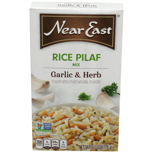 NEAR EAST RICE MIX PILAF GARLIC & HERB - 6.3 OZ