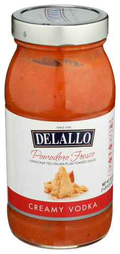 Delallo 
Sauce Vodka Crmy Pmdro Fr, 25.25 OZ