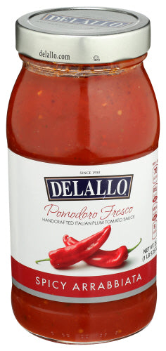 Delallo 
Sauce Arabia Spcy Pmdro F, 25.25 OZ.