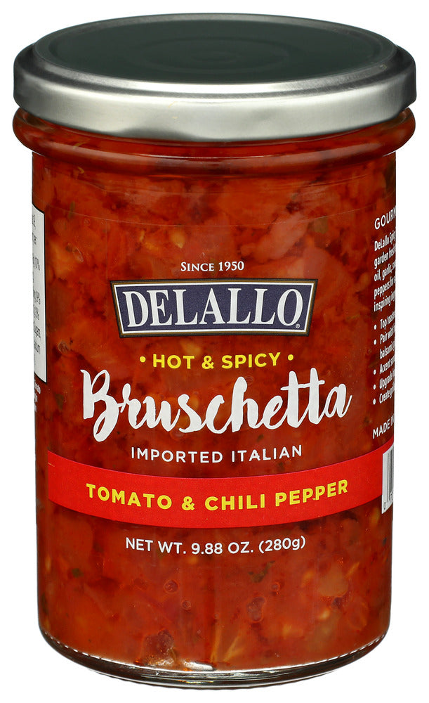 Delallo
Bruschetta Spicy Tomato, 9.88 OZ.