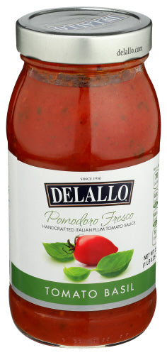 Delallo 
Sauce Tmo Basil Pmdro Freso, 25.25 OZ.