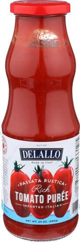 Delallo 
Passata Tomato Puree, 24 OZ.