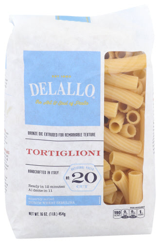 Delallo
Tortiglioni #20, 16 OZ