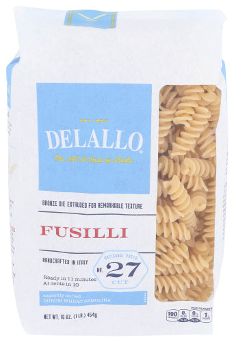 Delallo
Fusilli #27, 16 OZ.