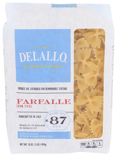 Delallo
Farfalle #87, 16 OZ.