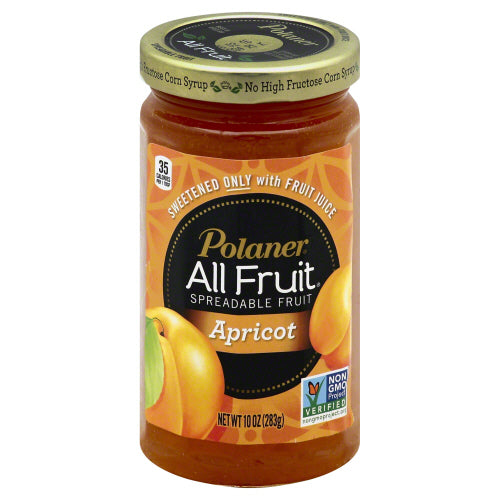 POLANER FRUIT SPRD APRICOT - 10 OZ