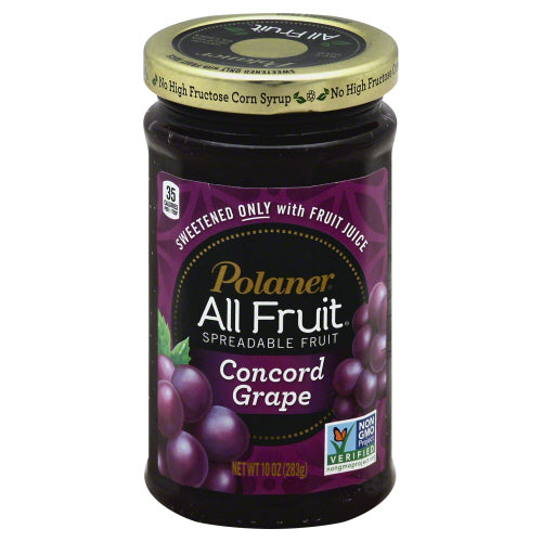 POLANER FRUIT SPRD GRAPE - 10 OZ