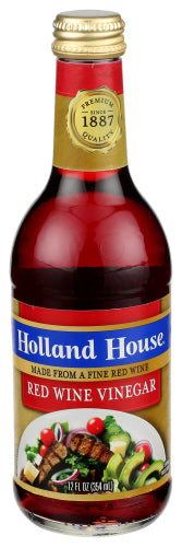 HOLLAND HOUSE VINEGAR WINE RED - 12 OZ