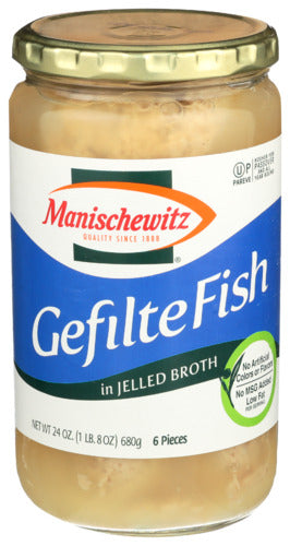 MANISCHEWITZ FISH GEFILTE JEL - 24 OZ