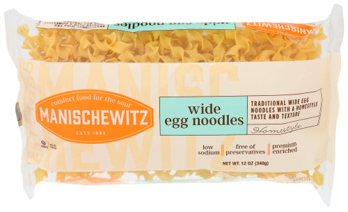MANISCHEWITZ NOODLE EGG WIDE - 12 OZ