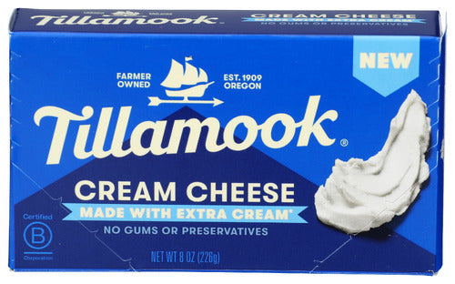 TILLAMOOK CREAM CHEESE BRICK - 8 OZ