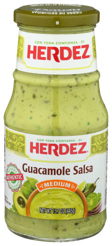 HERDEZ SALSA GUACAMOLE MED - 15.7 OZ