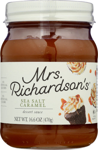 MRS RICHARDSONS TOPPING SEA SALT CARAMEL - 16.6 OZ