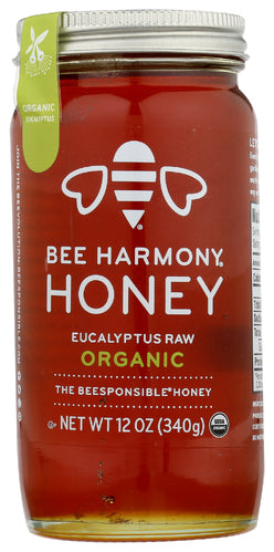 Bee Harmony 
Honey Eucalyptus, 12 OZ.