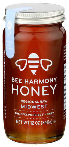 Bee Harmony 
Honey Regional Midwest, 12 OZ.