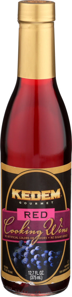KEDEM COOKING WINE RED - 12.7 OZ