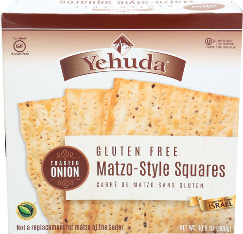 YEHUDA MATZO SQ TST ONION - 10.5 OZ
