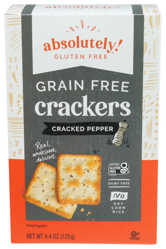 Absolutely Gluten Free 
Cracker Crck Ppr, 4.4 OZ.