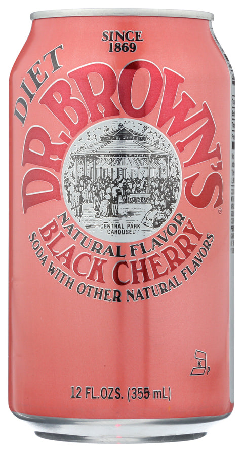 Dr Browns 
Soda Diet Blkchry 6Pk, 72 OZ.