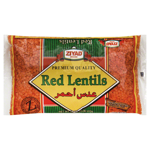 ZIYAD BEAN LENTIL RED - 16 OZ