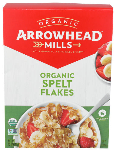Arrowhead Mills 
Flakes Spelt Org, 12 OZ.