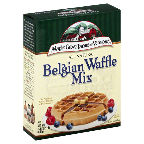 MAPLE GROVE MIX WAFFLE BELGIAN - 24 OZ