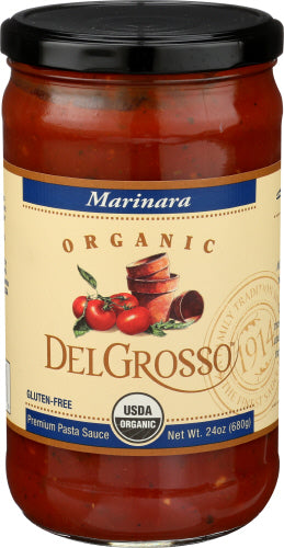 Delgrosso Organic 
Pasta Sauce Marinara Org, 24 OZ.