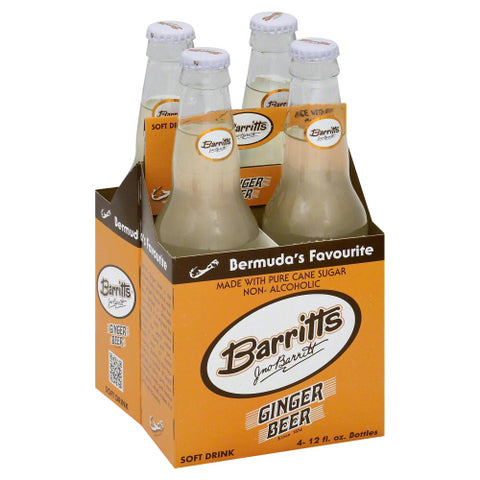 Barritts 
Soda 4Pk Ginger Beer, 48 FO.
