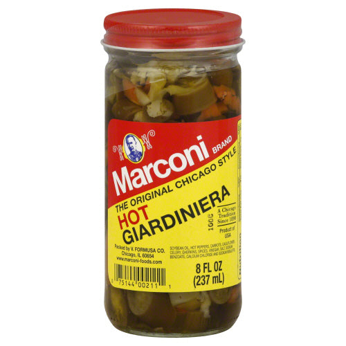 MARCONI GIARDINIERA HOT - 8 OZ
