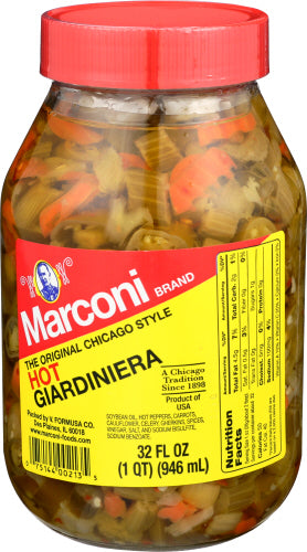 MARCONI GIARDINIERA HOT - 32 OZ