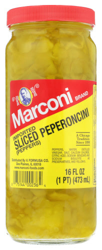 MARCONI PEPERONCINI SLICED - 16 OZ
