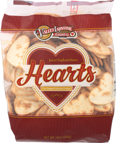 VALLEY LAHVOSH CRACKER HEART ORGNL - 16 OZ