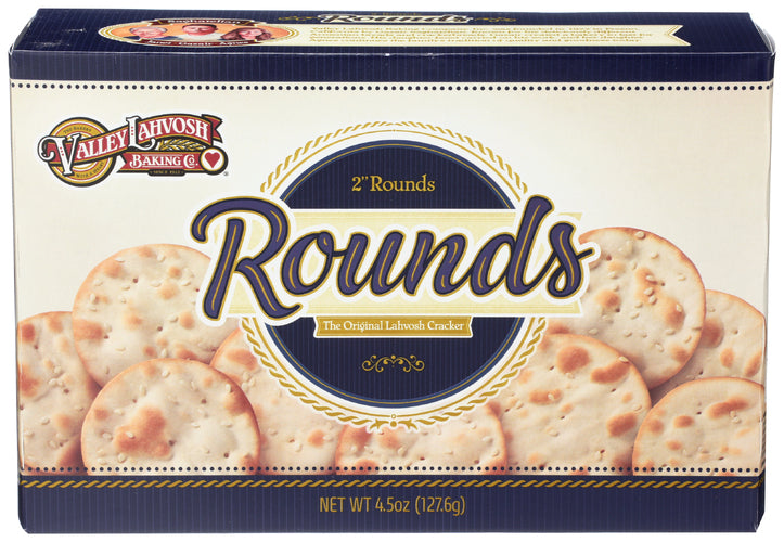 VALLEY LAHVOSH CRACKER RND 2IN ORGNL - 4.5 OZ