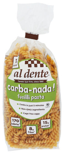 Al Dente
Pasta Carba Nada Fusilli, 12 OZ.