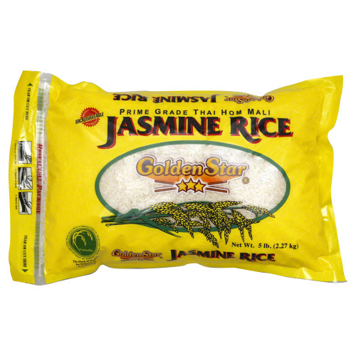 GOLDEN STAR RICE JASMINE PREM - 5 LB