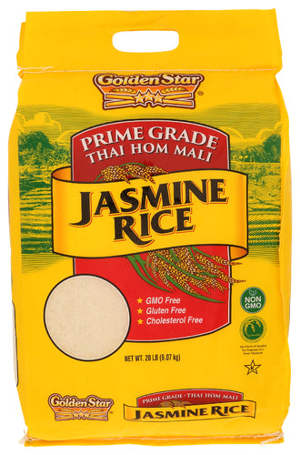 GOLDEN STAR RICE JASMINE PRME GRDE THAI HO - 20 LB