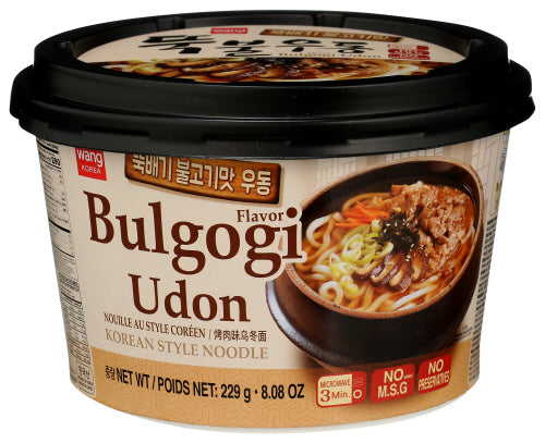WANG NOODLE UDON BULGOGI - 8.08 OZ