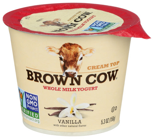 BROWN COW YOGURT WM CRM TOP VANILLA - 5.3 FO