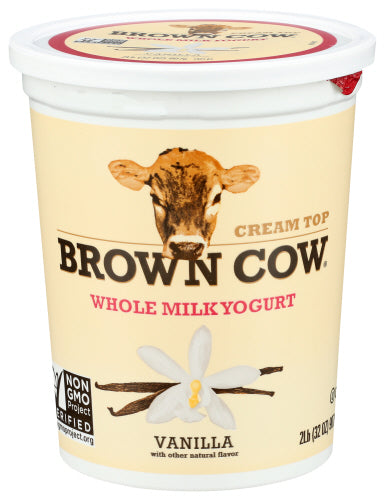BROWN COW YOGURT WM CRM TOP VANILLA - 32 FO